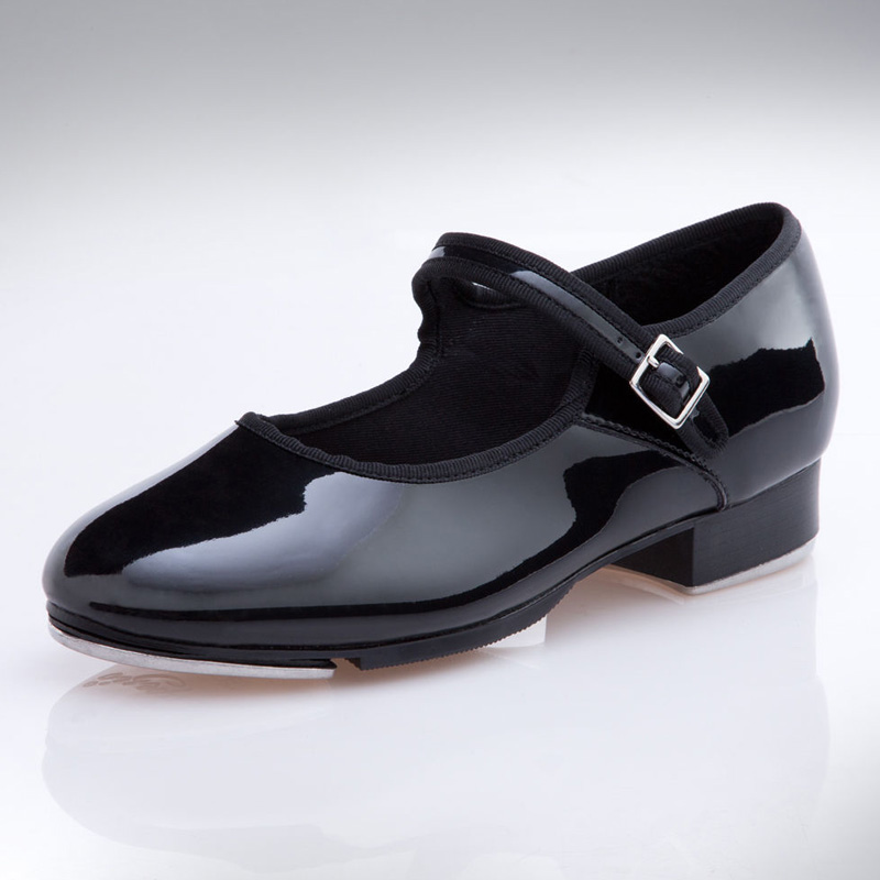 3800 Adult Mary Jane Tap Shoe - Black Patent W 3.5