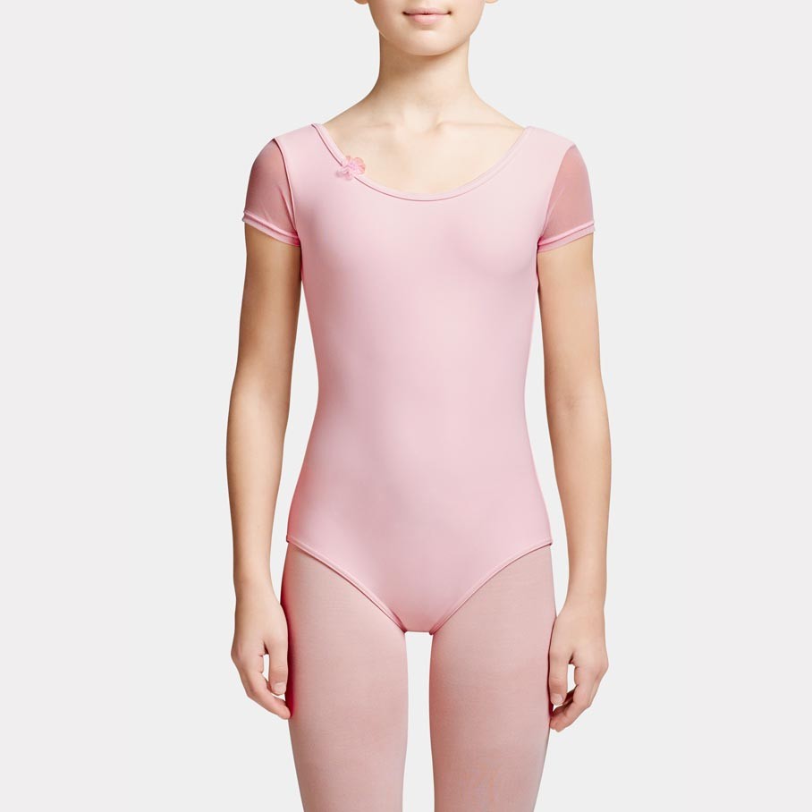 10997C Short Sleeve Leotard  -Black Toddler